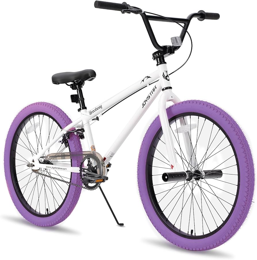JOYSTAR 24 Inch Kids Bike Freestyle BMX Bikes for 8-12 Years